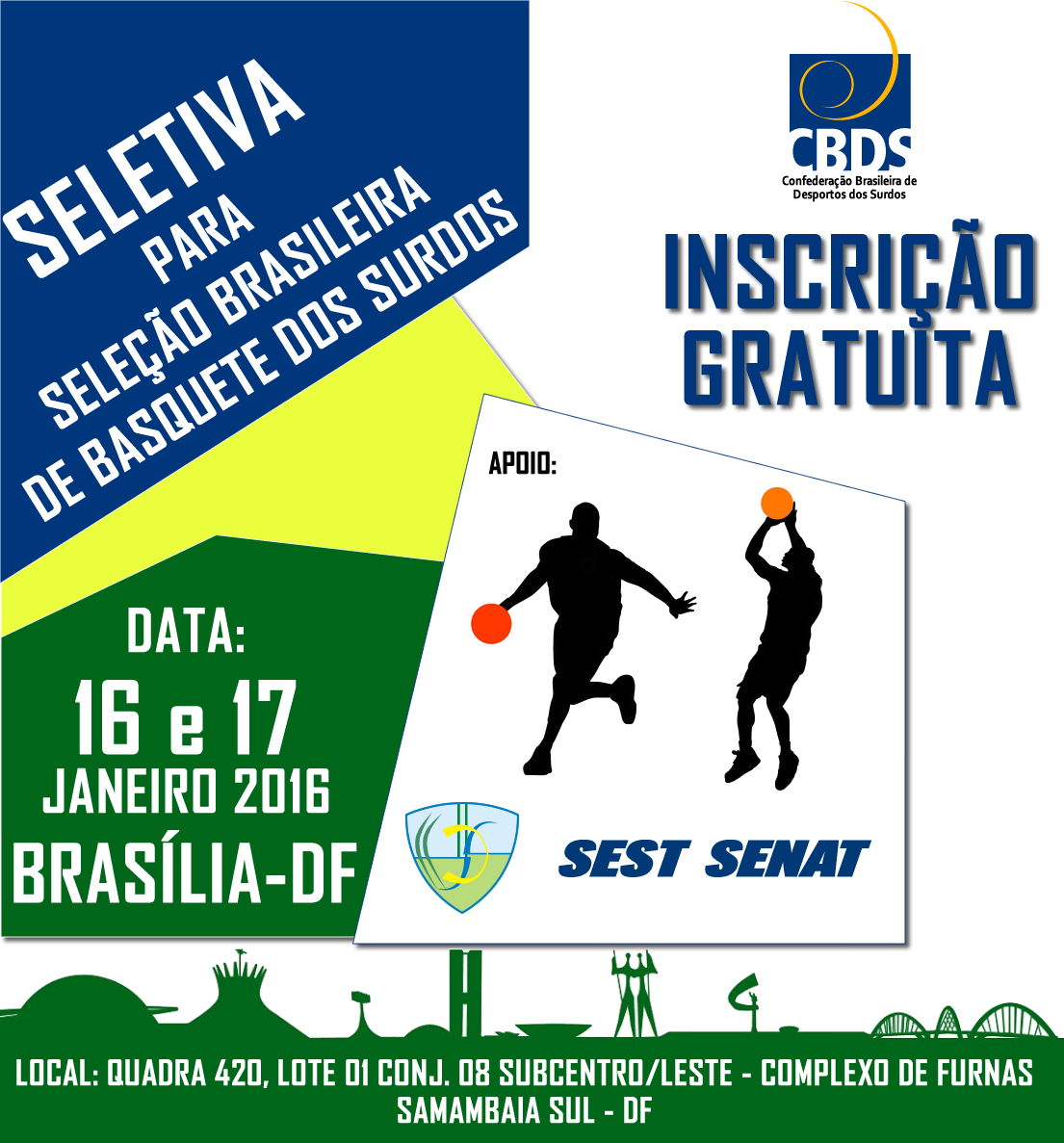01_2016 - Seletiva Basquete - janeiro