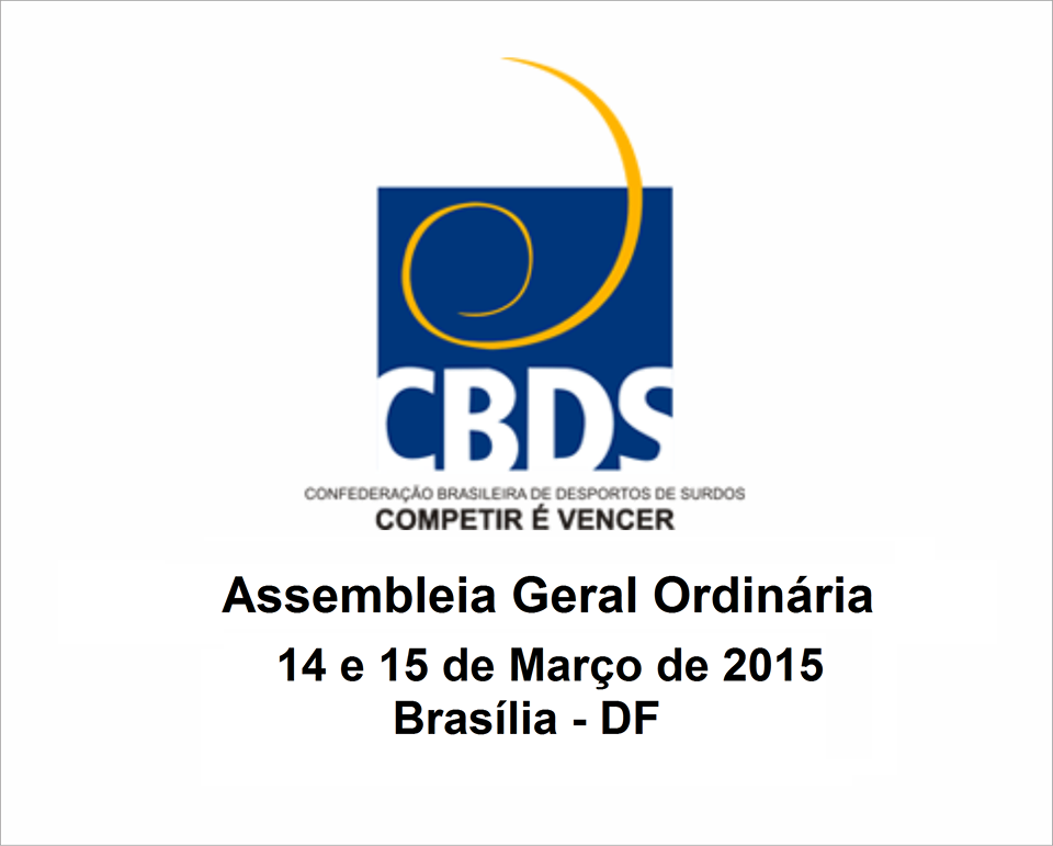 AGO CBDS - março Brasilia