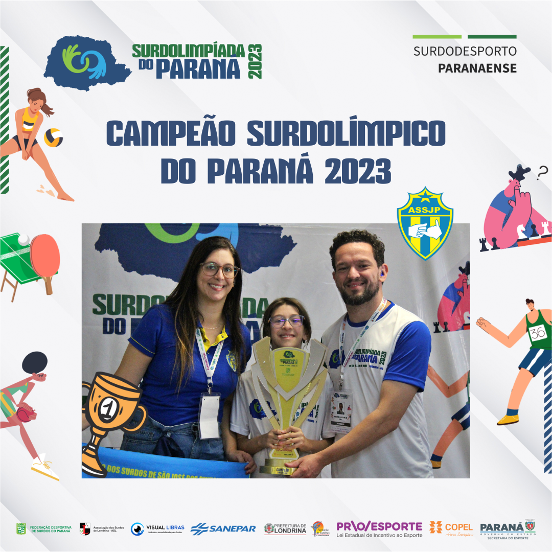 CAMPEÃO SURDOLIMPICO SPR 2023
