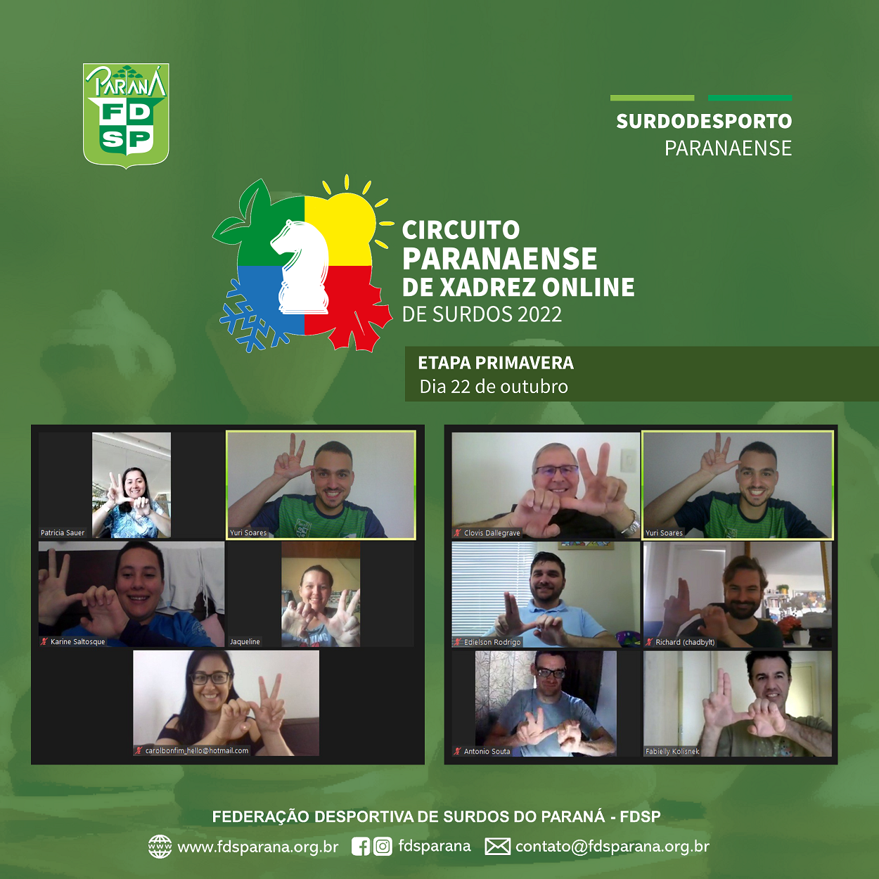 [CARTAZ] Xadrez Online - Primavera 2022 - Resultados