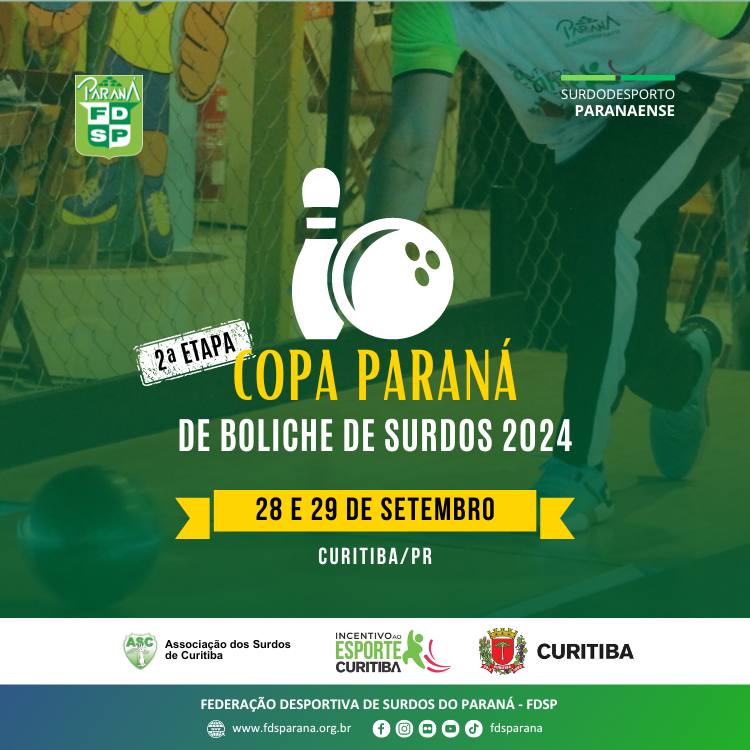 Cartaz - 2 etapa Boliche 2024 oficial