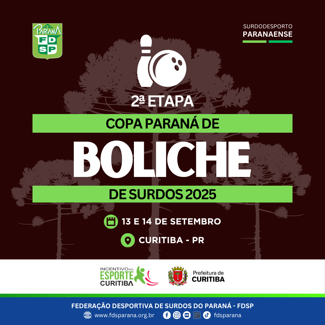 Cartaz 2025 - 2 etapa Boliche