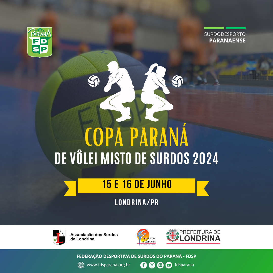 Cartaz - Copa PR Volei 2024