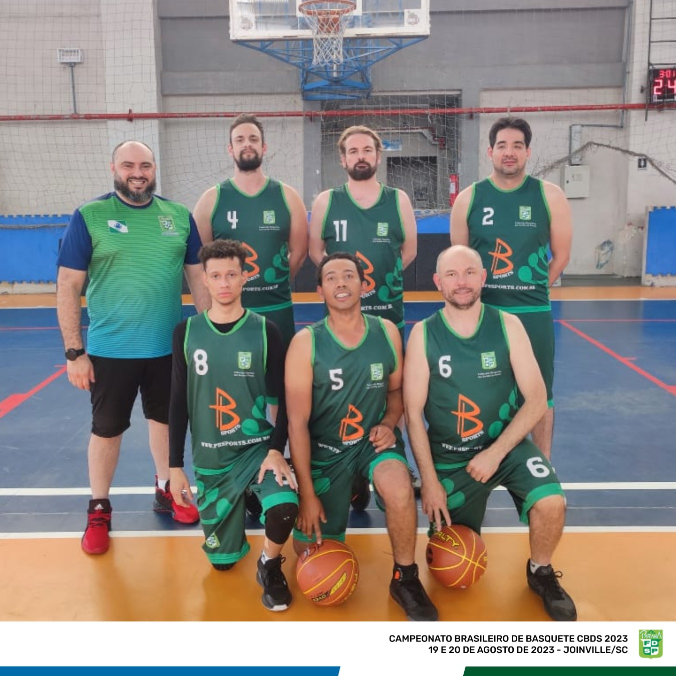 Seleção FDSP no Campeonato Brasileiro de Basquete CBDS 2023