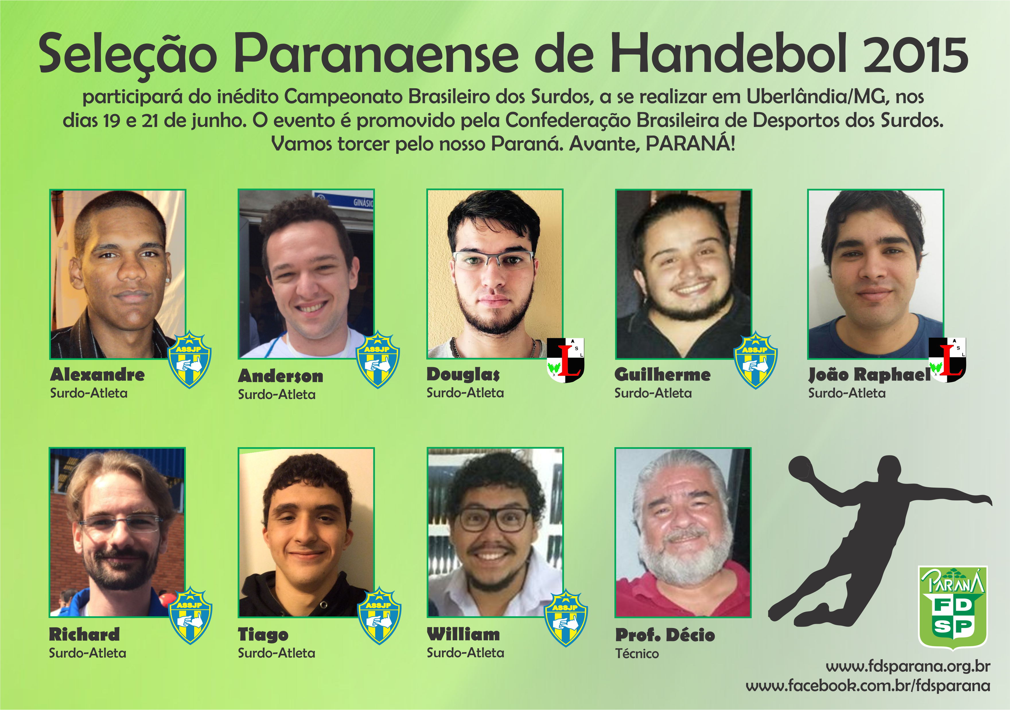 SeleçãoPR - Convocação de handebol 2015