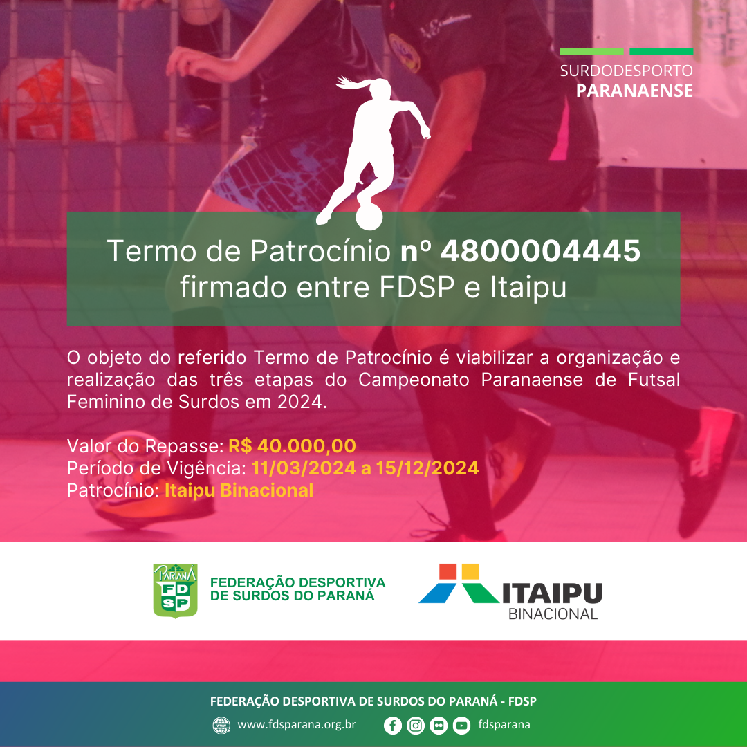 TP Itaipu Futsal feminino 2024