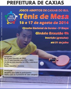 Tenis de mesa 2014 - CXS