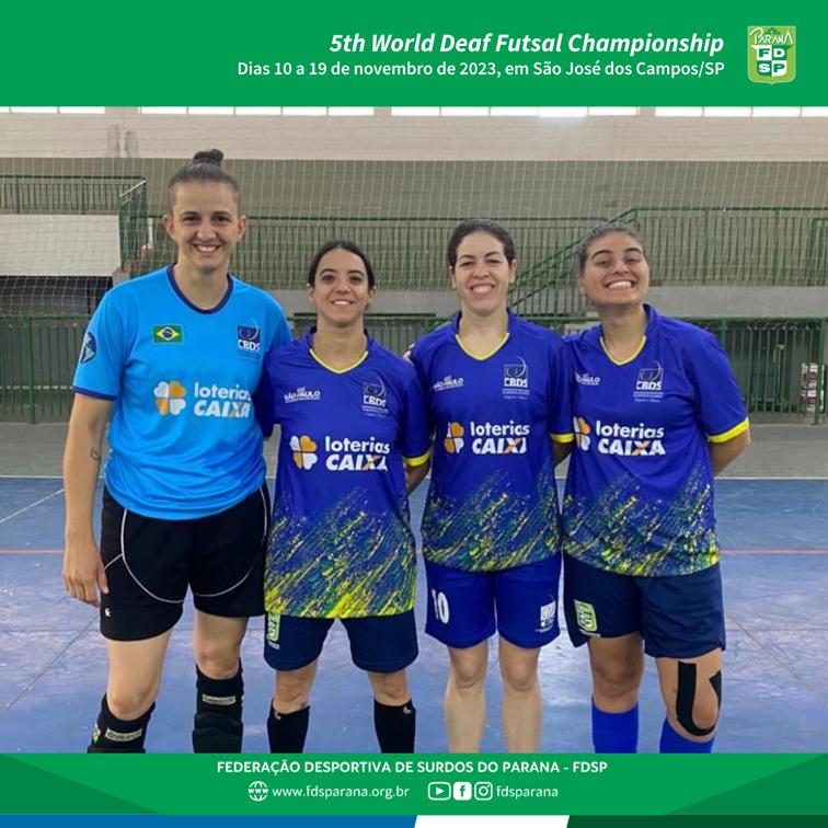 convocadas para o Mundial de Futsal 2023 no Brasil