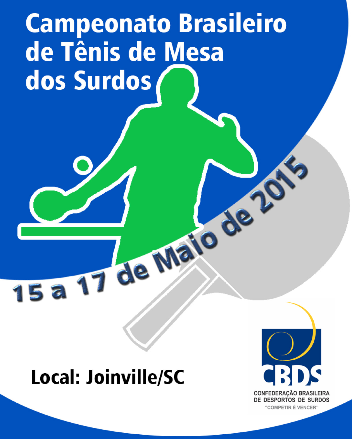 Cartaz Tenis de Mesa