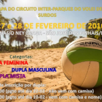 FDSP 1º Etapa do Circuito Inter Parques de Volei de Praia 2016 SURDOS-a
