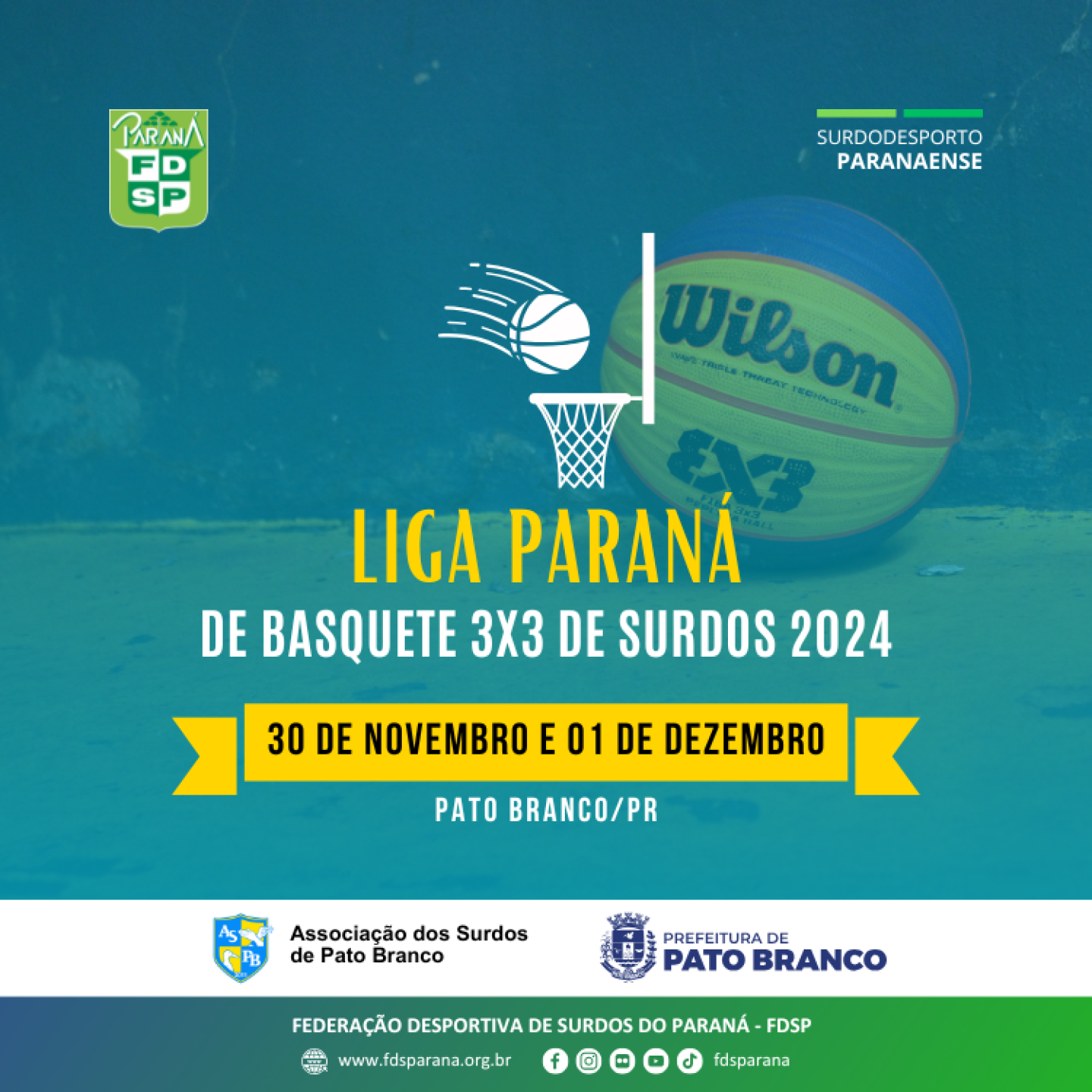 Cartaz - 1 etapa Basquete 3x3 2024