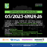 Cartaz 2025 - Certificado de Aprovação PROESPORTE - oficial