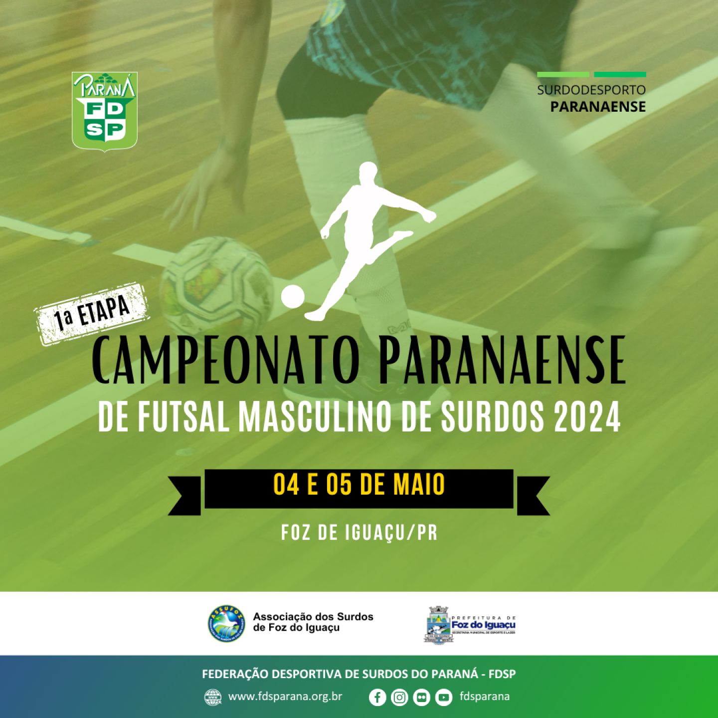 Cartaz - 1 etapa Futsal 2024