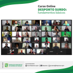 Curso Desporto Surdo - Primeira aula - Turma 01.2021