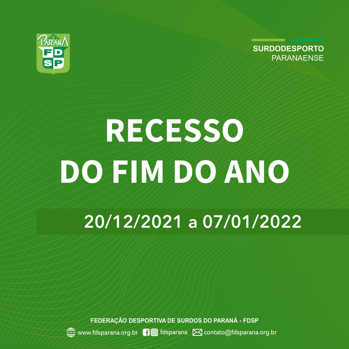 Recesso 2021 FDSP