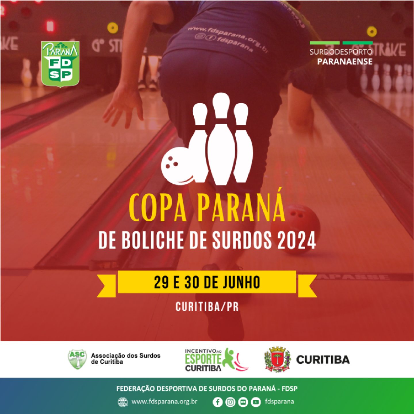 Cartaz - Copa PR Boliche 2024