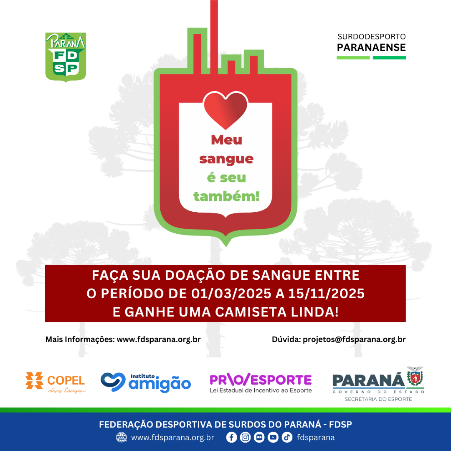 Cartaz Campanha de Sangue 2025