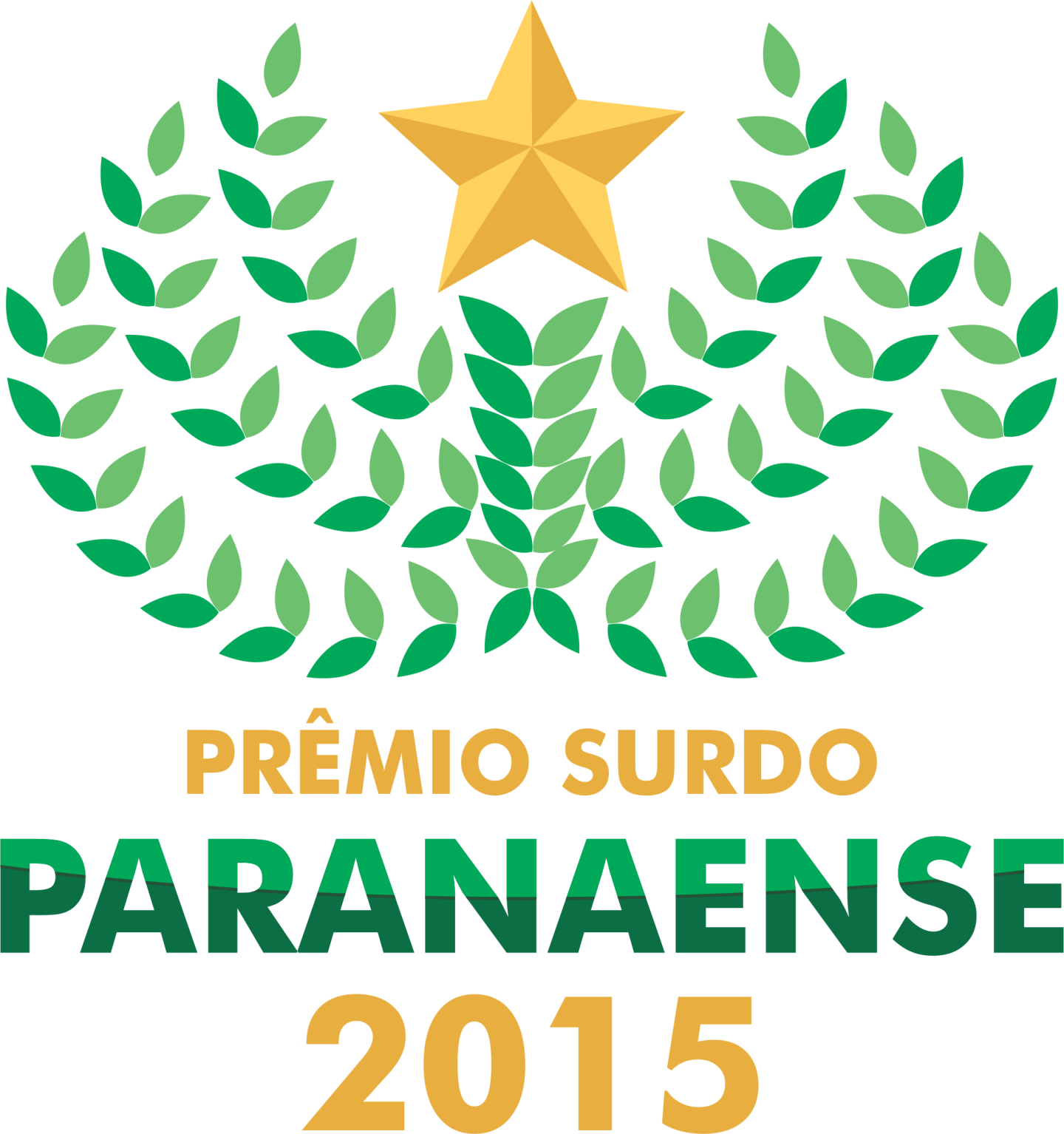 Logotipo Prêmio Surdo Paranaense 2015