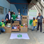 Doação dos materiais do Governo do Paraná