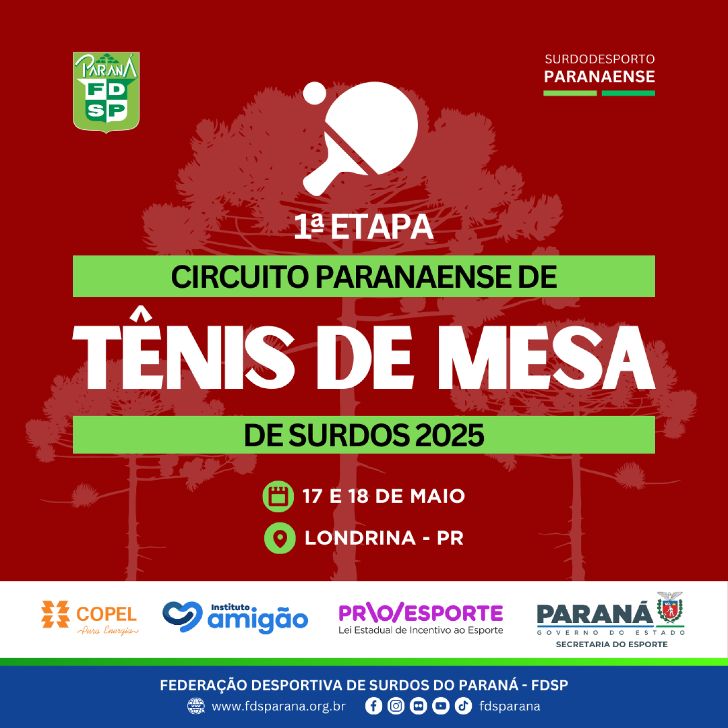 Cartaz 2025 - 1 etapa TM Londrina