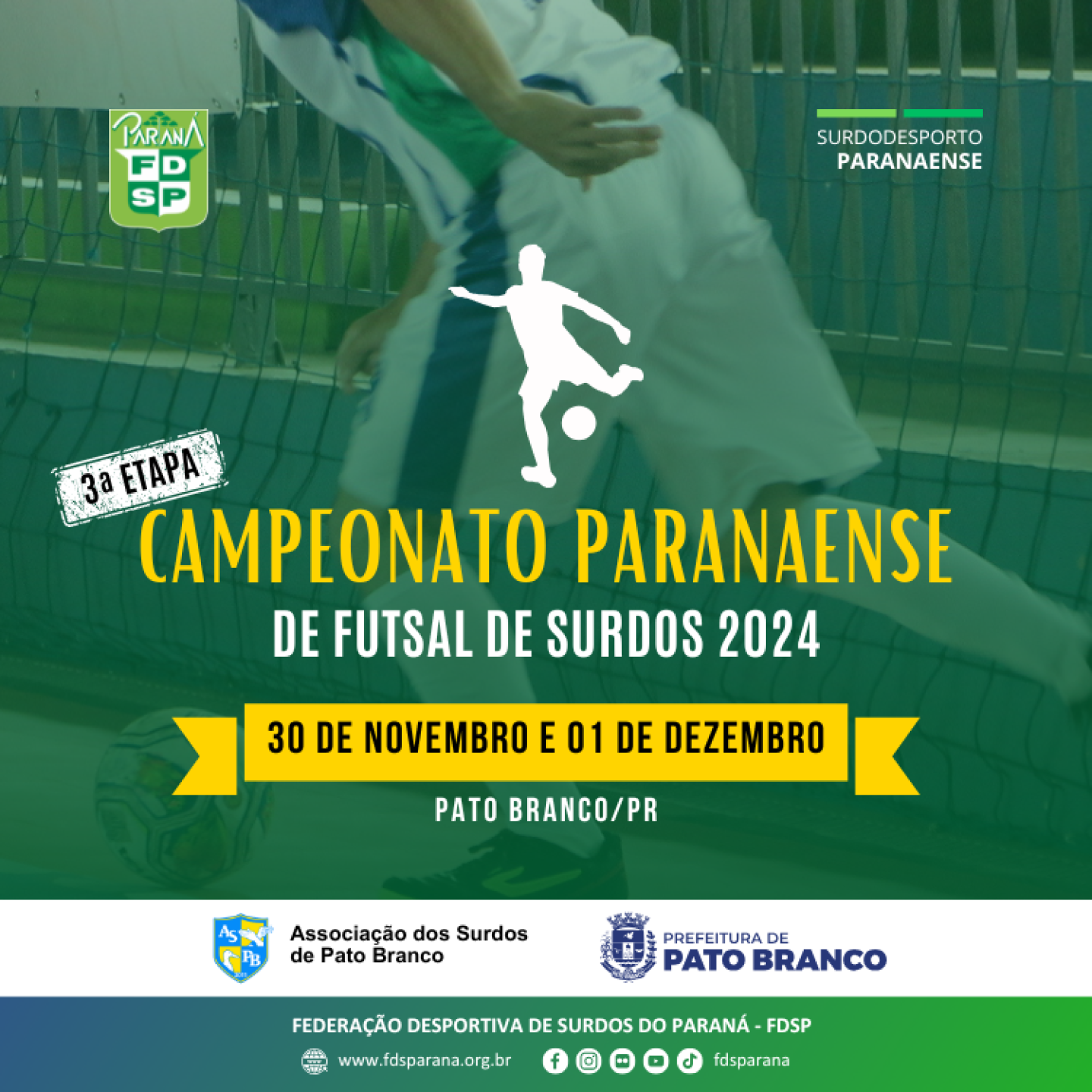 Cartaz - 3 etapa Futsal 2024