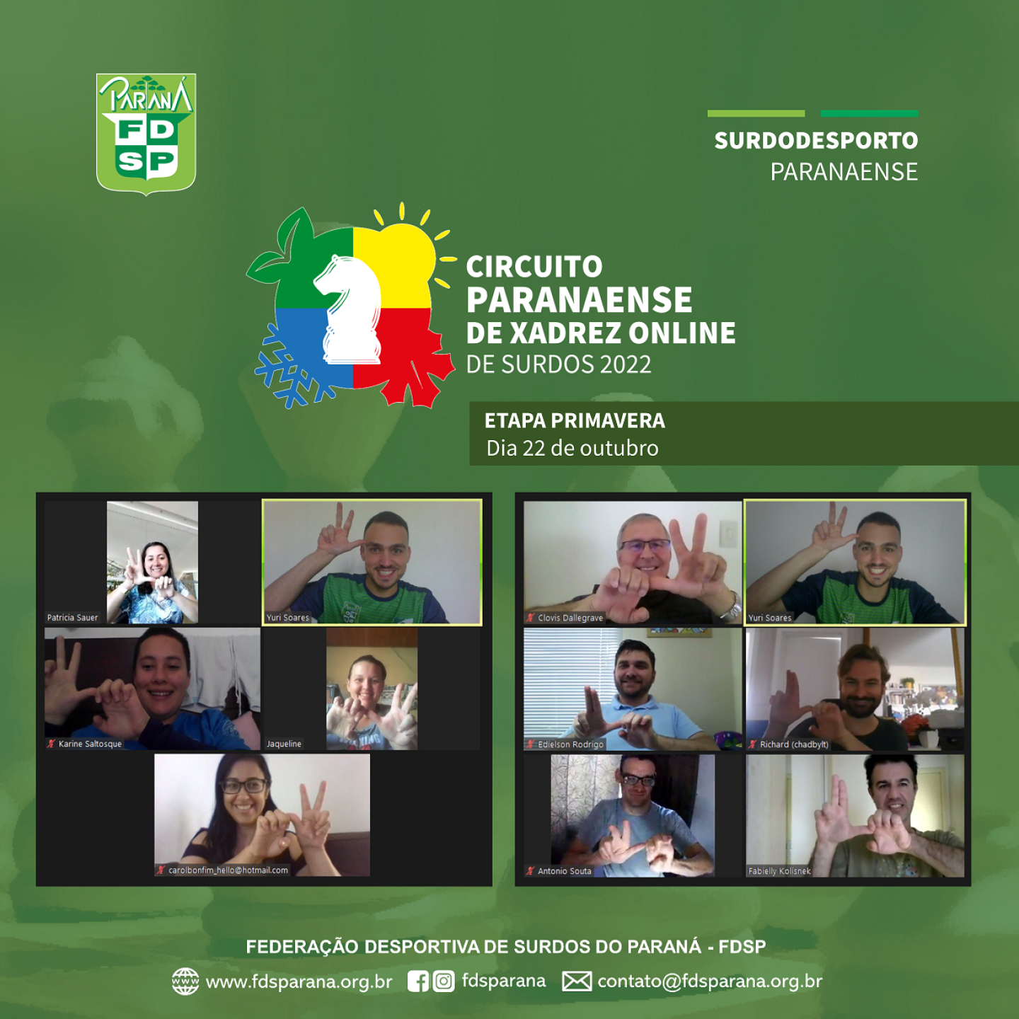 [CARTAZ] Xadrez Online - Primavera 2022 - Resultados
