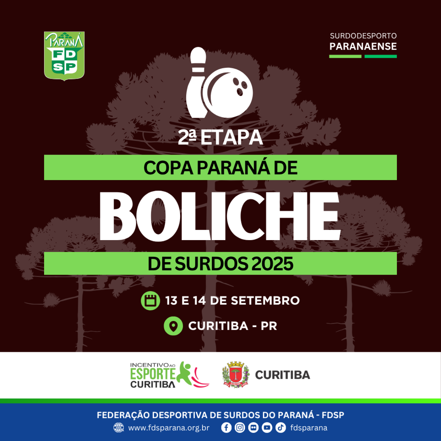 Cartaz 2025 - 2 etapa Boliche
