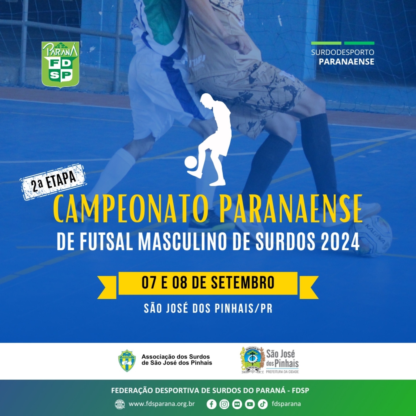 Cartaz - 2 etapa Futsal 2024
