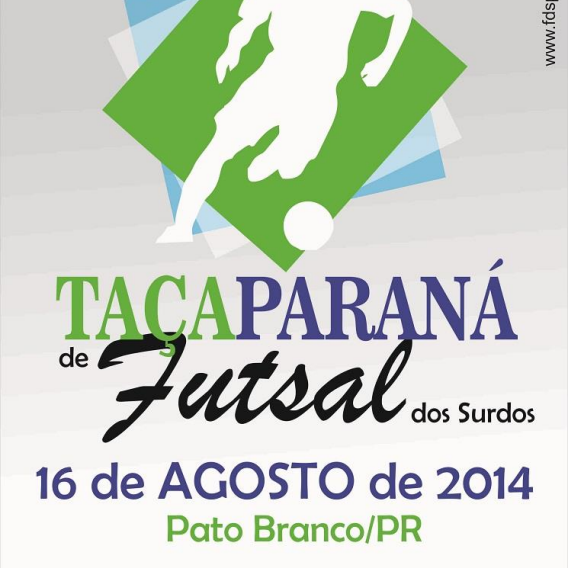 Cartaz Taça Paraná Futsal 2014