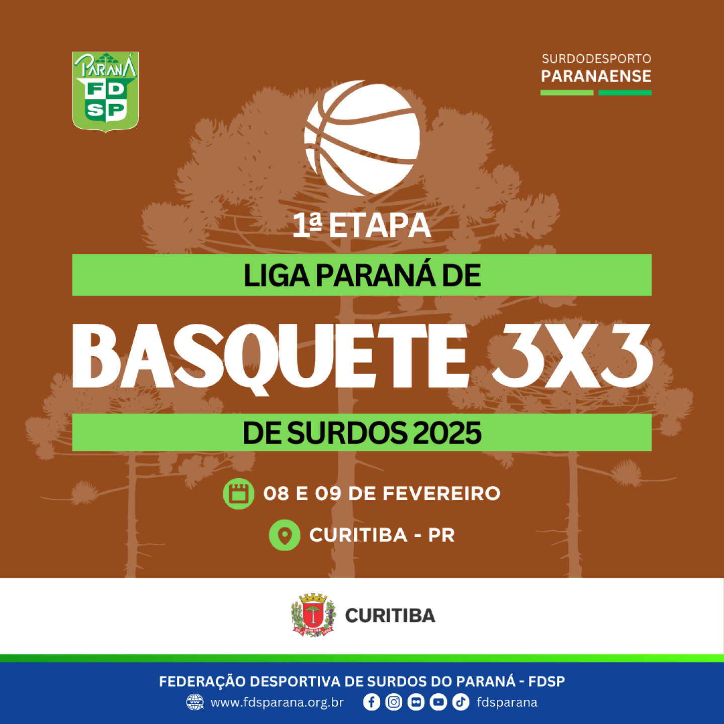 Cartaz 2025 - 1 etapa basquete 3x3