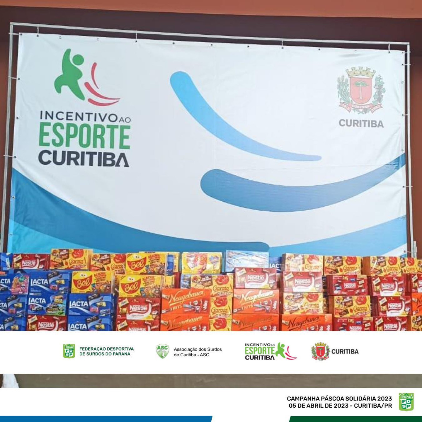 Campanha ''Páscoa Solidária'' 2023 - SMELJ Curitiba