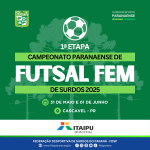 Cartaz 2025 - 1 etapa Futsal fem
