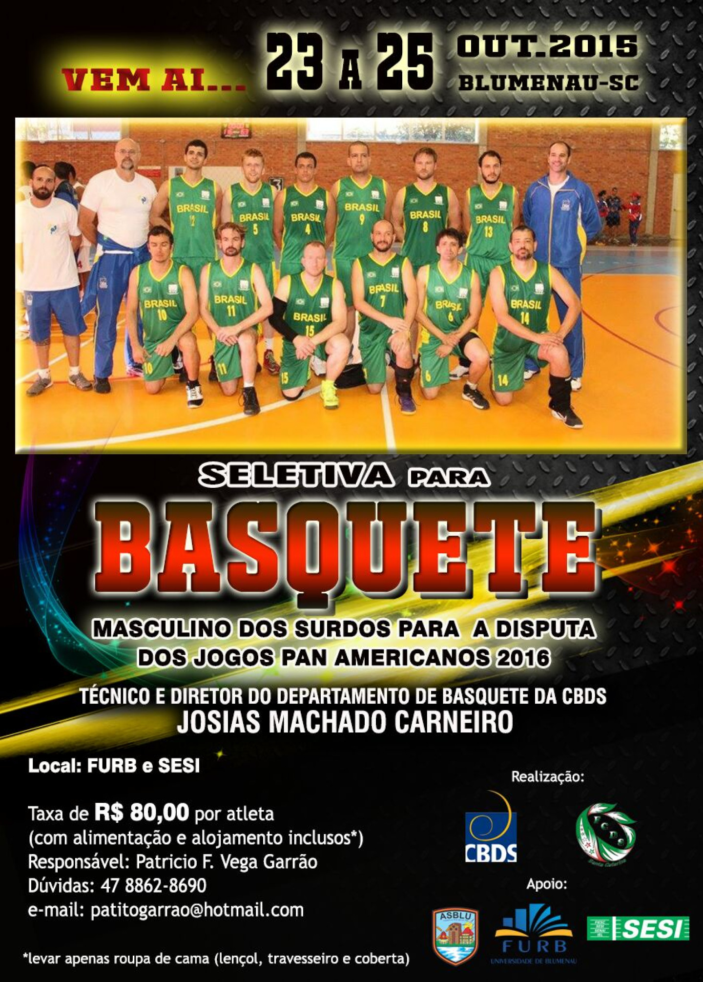 Seletiva de Basquete out.2015