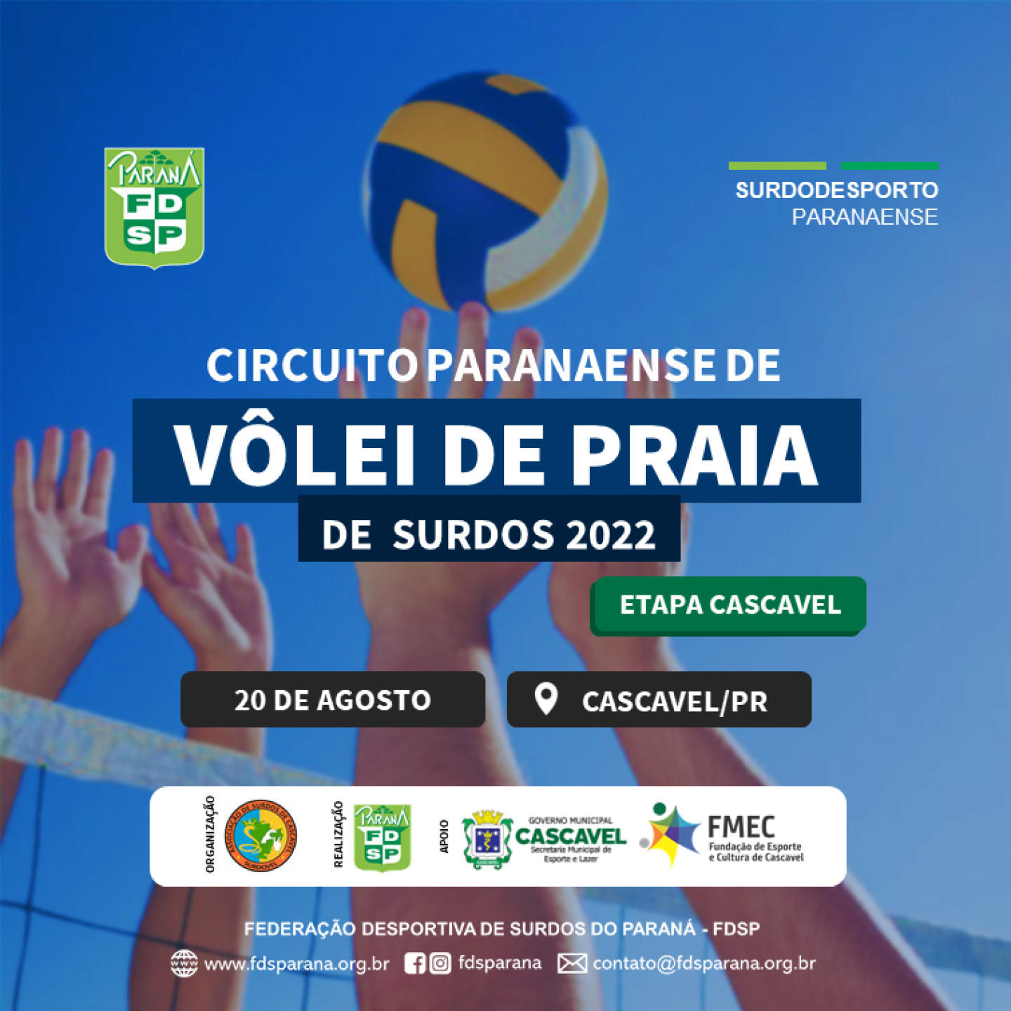 Cartaz Cascavel Vôlei
