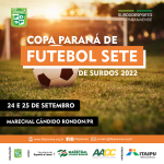 Cartaz oficial do evento Fut7 2022 - Reduzido